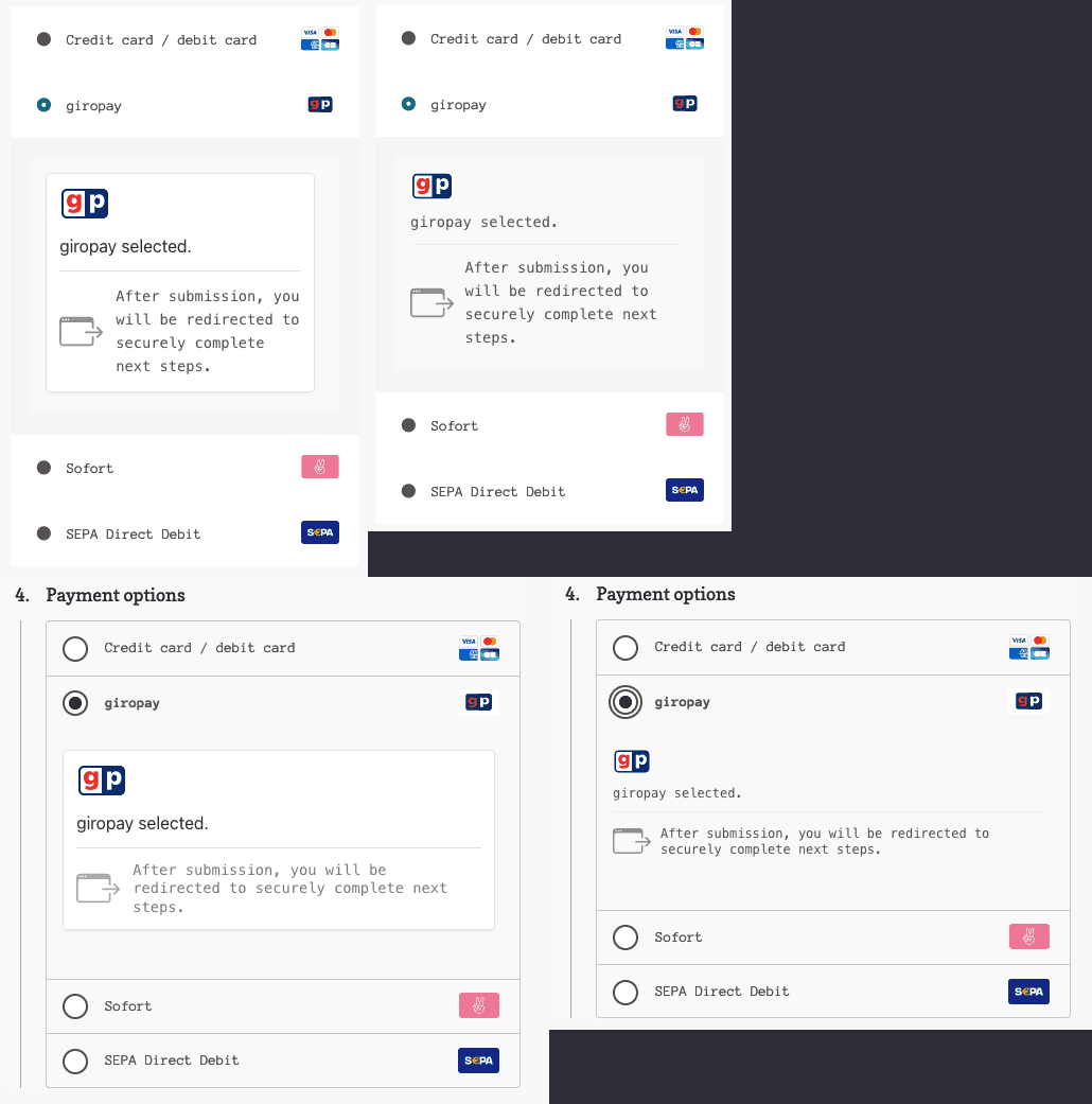 deli giropay comparison