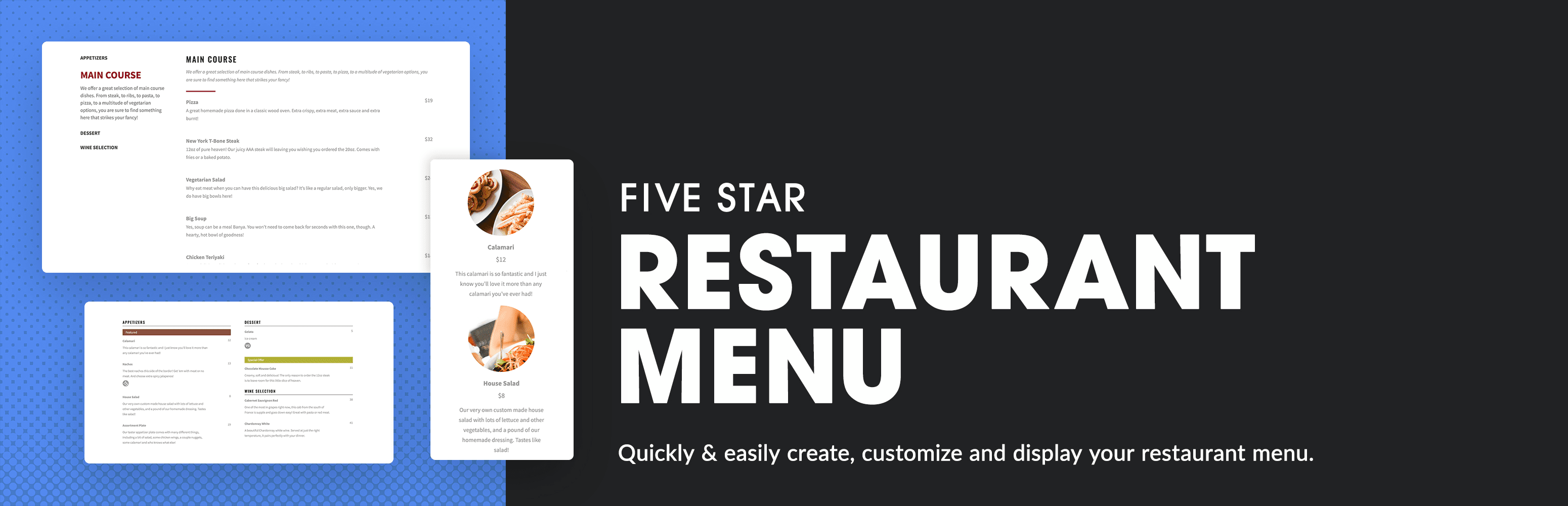 five star restaurant