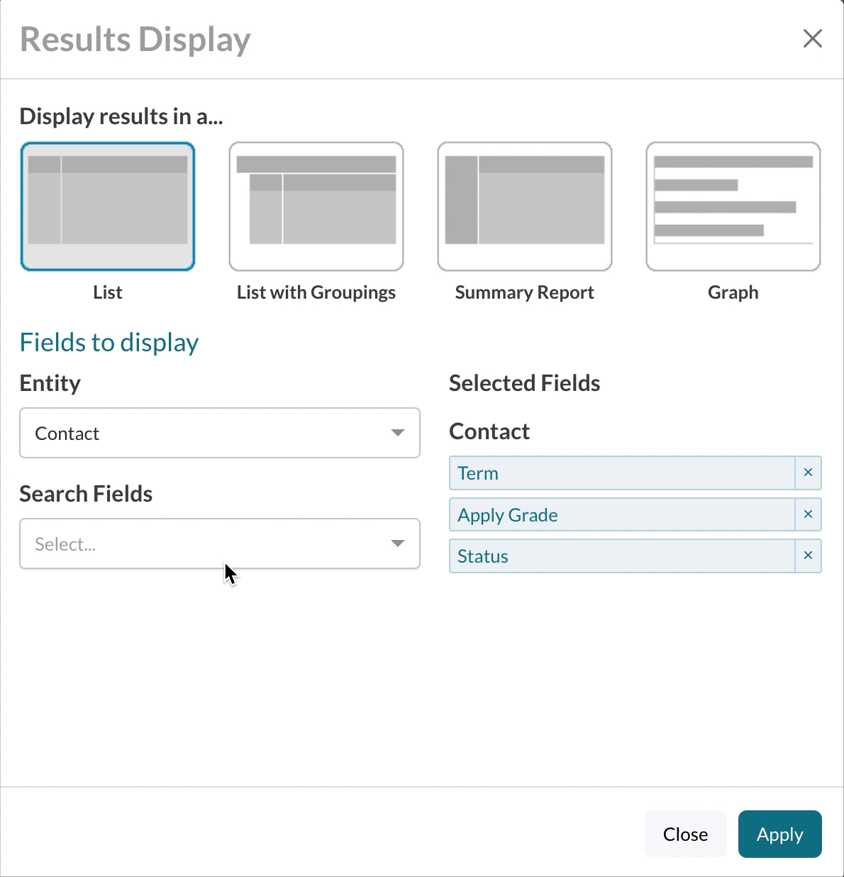 GIF of pulling in Inquiry and Application sources into a search