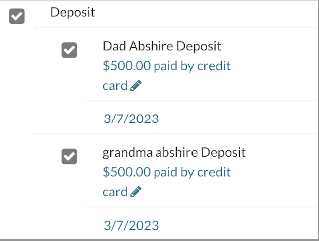 Deposit after both payers have paid