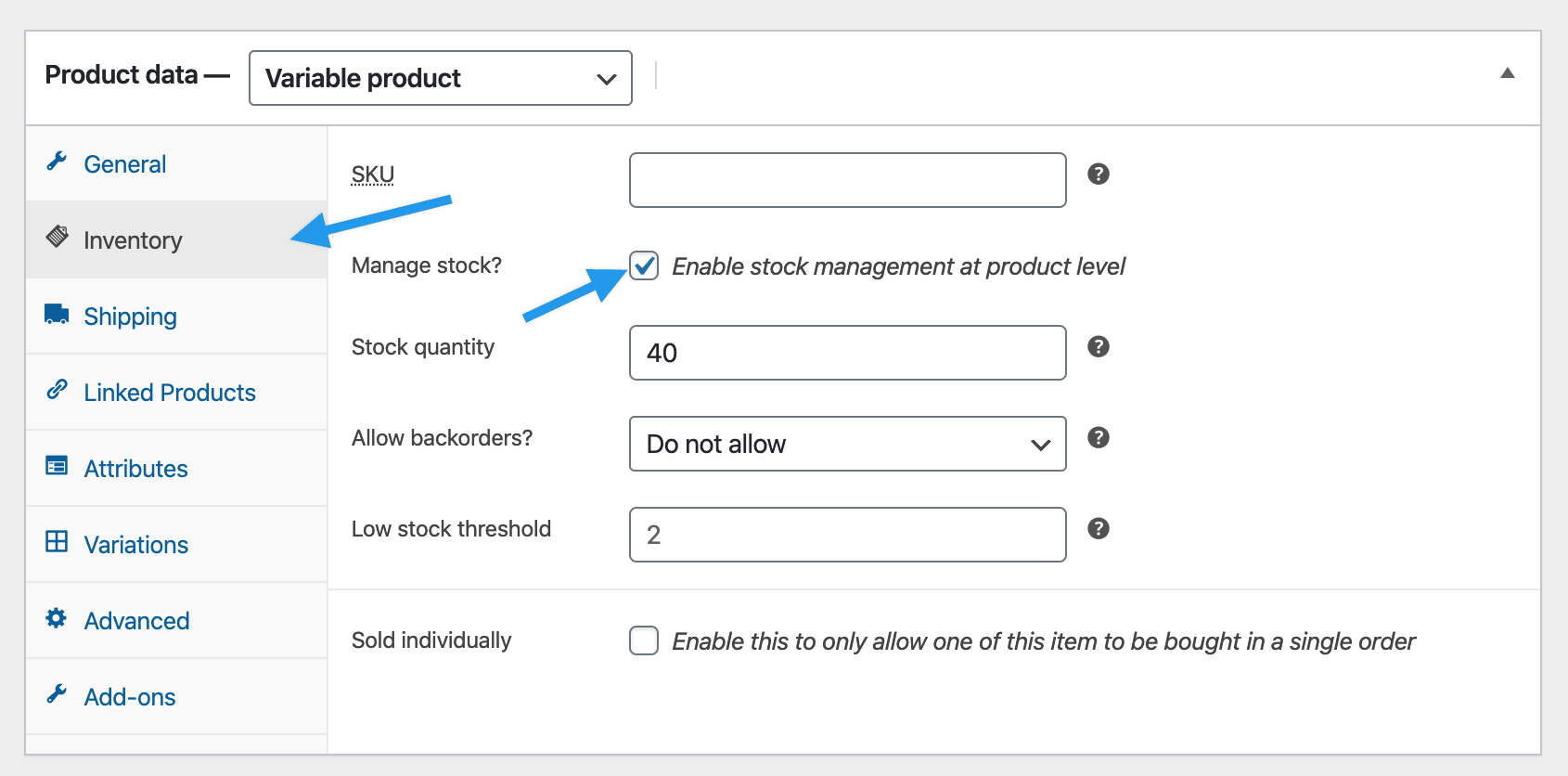 stock