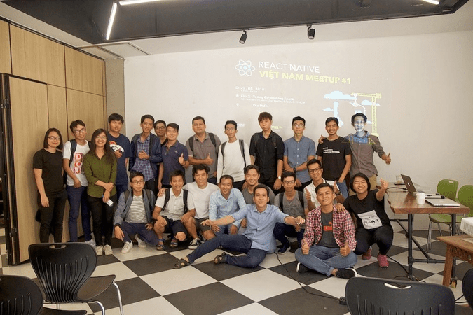 Tổ chức event cho group React Native Việt Nam
